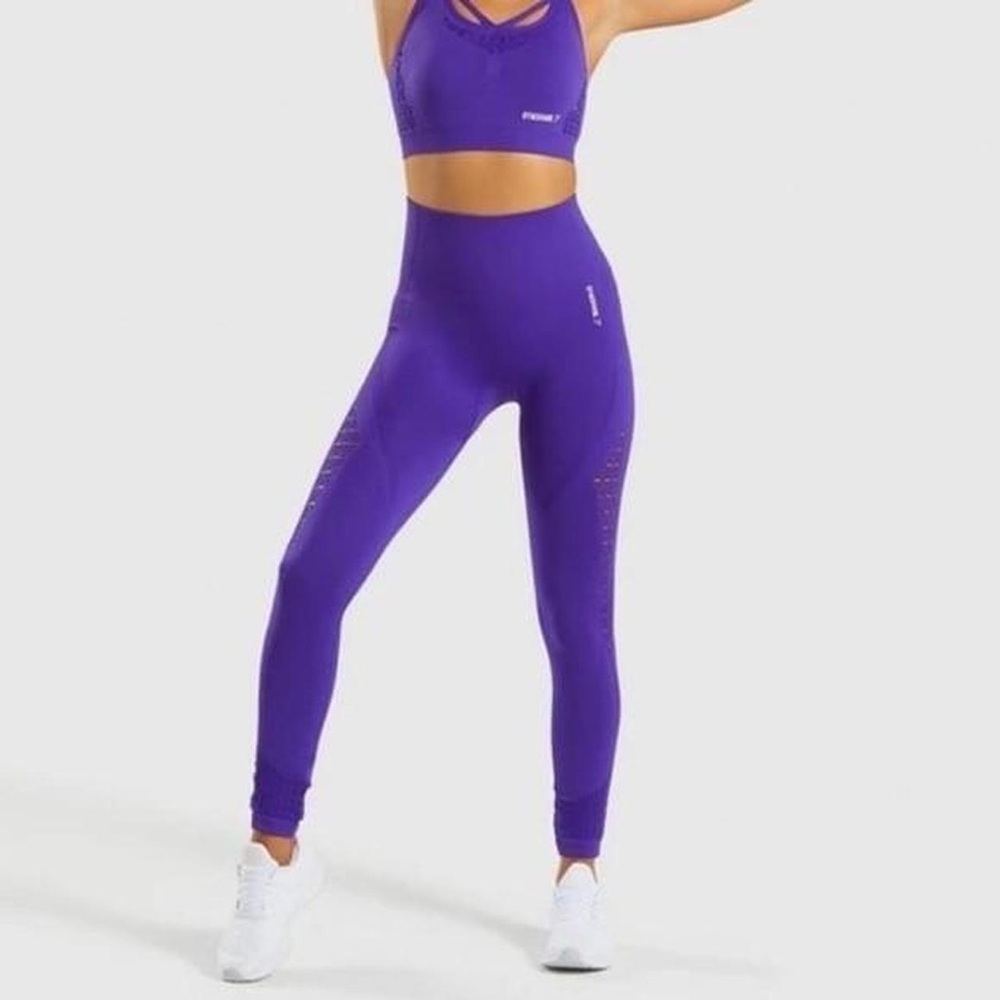 NWOT Gymshark Energy Seamless Leggings - Indigo/Purple.